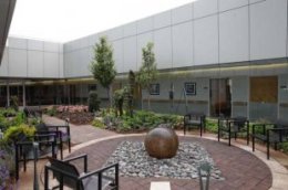 An interior garden at Hackensack University Medical Center at Pascack Valley is directly in the middle of the maternity unit, offers a calming, peaceful environment for both parents to enjoy.