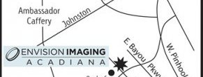 Envision Imaging of Acadiana, Lafayette, LA map
