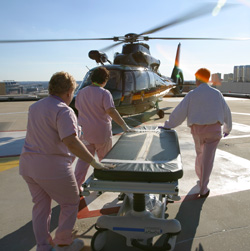 STC Copter Unloading