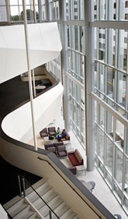 The atrium of The Cal Turner Family Center for Student Education