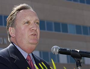 This 2008 file photo shows John P. Ferguson, who at that time was President and CEO of the Hackensack University Medical Center.