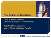 Human Resources University of Maryland Medical Center