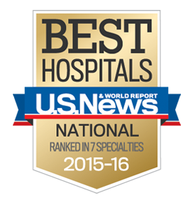 U.S. News & World Report National Badge - Seven Specialities