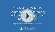 Columbia University Mailman School of Public Health - 2013