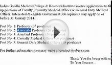 Indira Gandhi Medical College Recruitment 2014