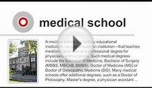 medical school - Dictiome pronunciation database