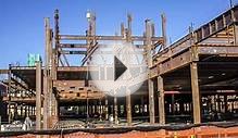 Time-lapse The New Stanford Medical Center Iron Workers